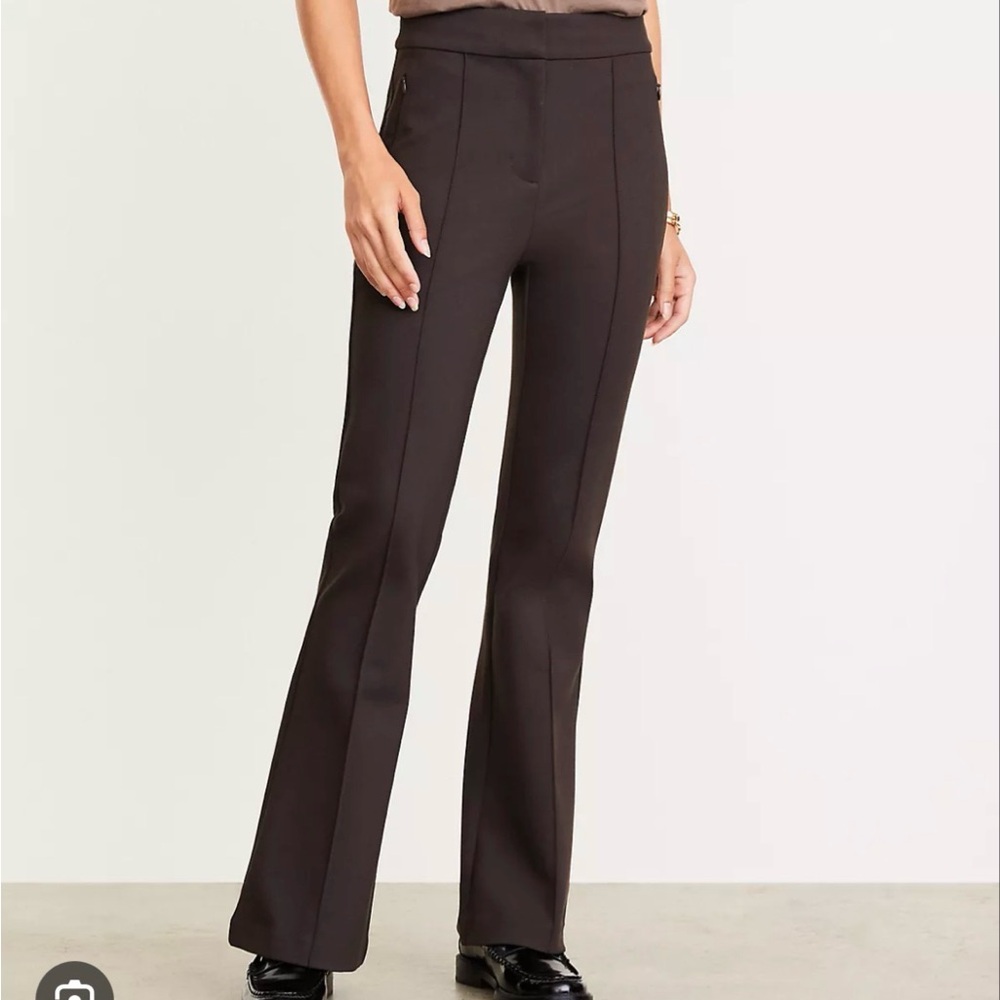 LOFT Versa Ponte Deluxe Flare Pants